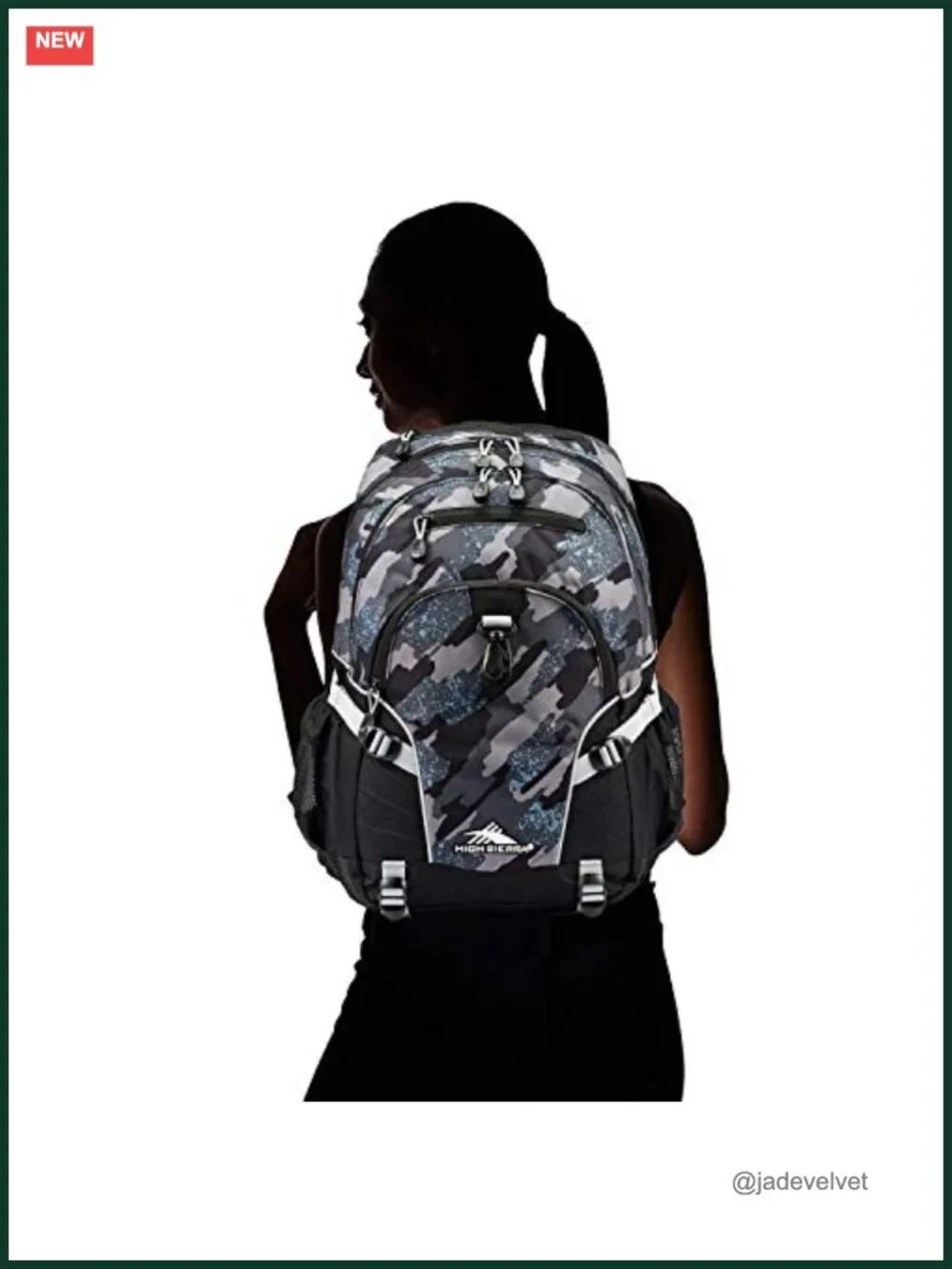 High Sierra Loop Backpack with Tablet Sleeve for Travel Work